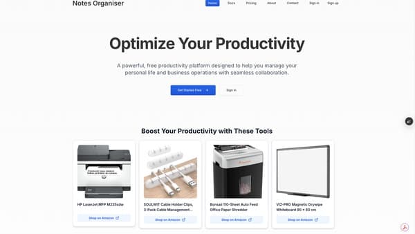 Notes Organiser thumbnail